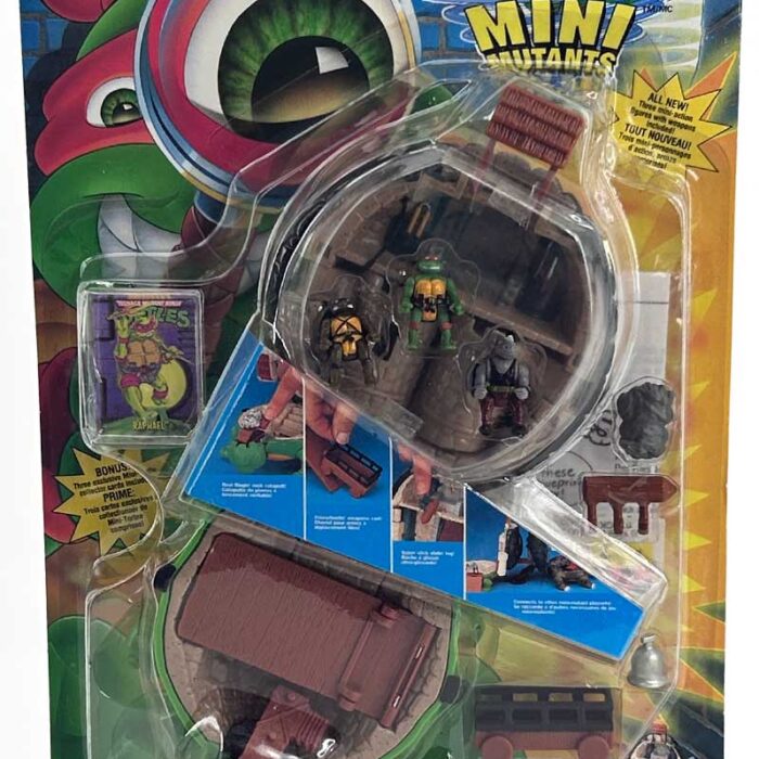 1994 Canadian Mini-mutant Raphael Castle Playset sealed