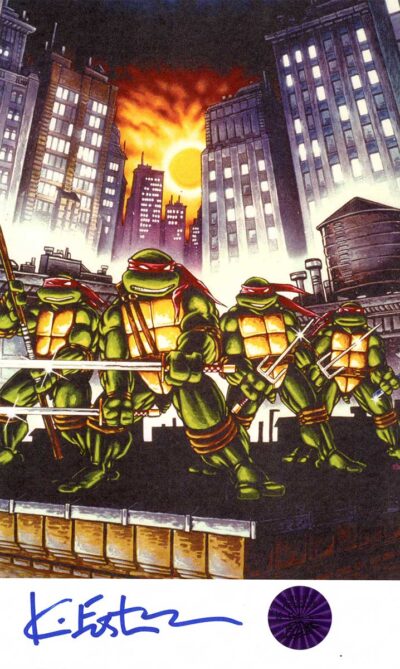 SIGNED and Framed Mini Print with Hologram COA New York New York - Image 4