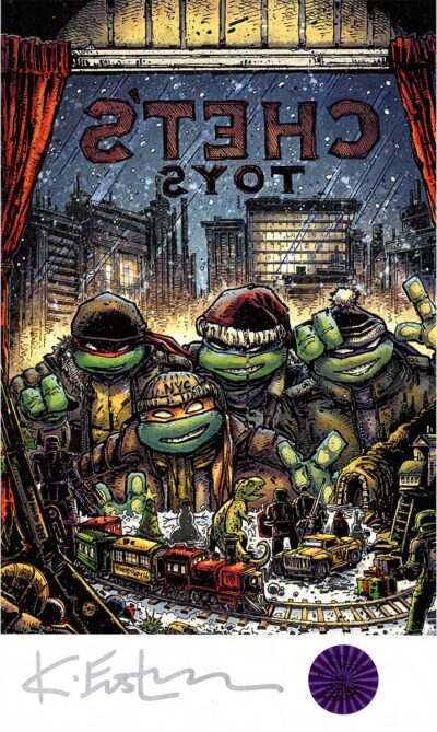 SIGNED and Framed Mini Print with Hologram COA Chets Toys - Image 5