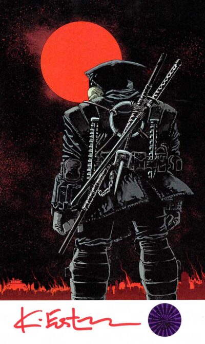SIGNED and Framed Mini Print with Hologram COA The Last Ronin - Image 3