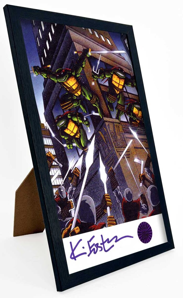 SIGNED and Framed Mini Print with Hologram COA Foot Showdown