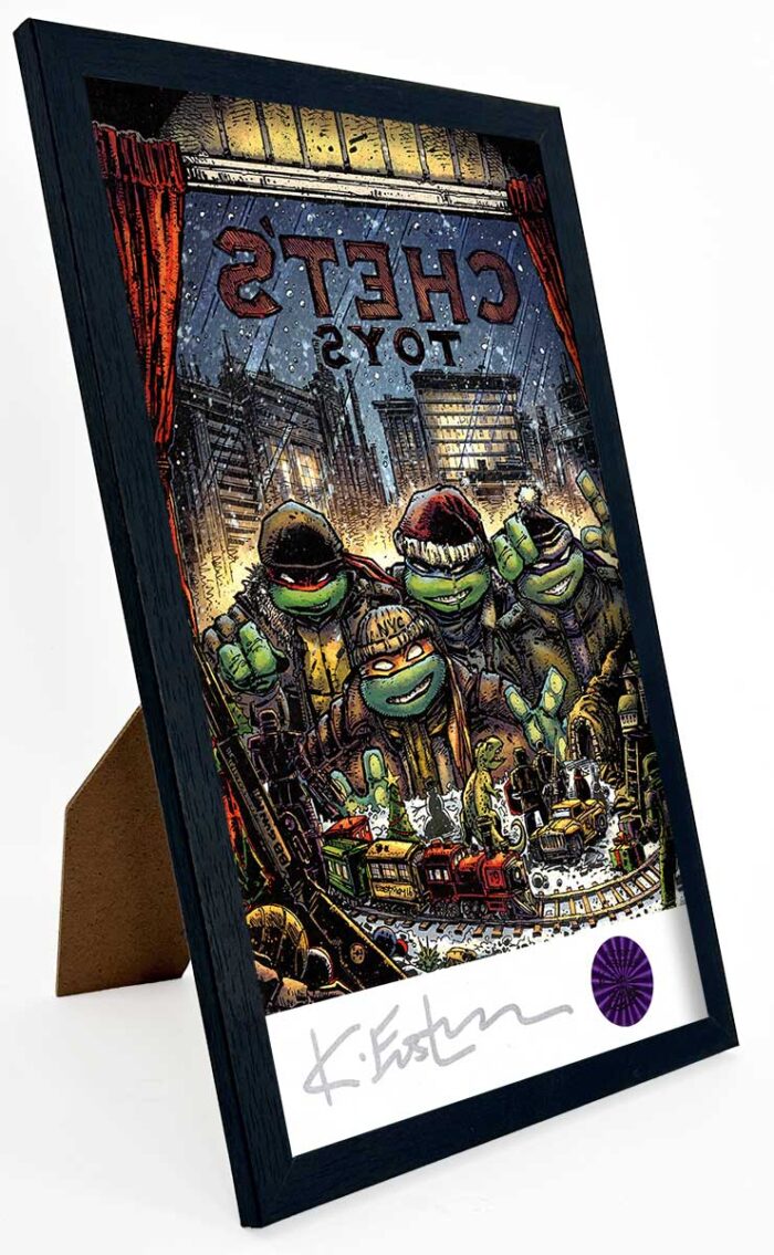 SIGNED and Framed Mini Print with Hologram COA Chets Toys