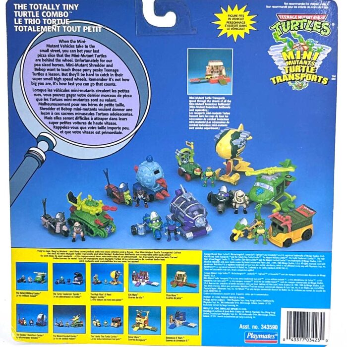 1994 Canadian mini-mutant turtle tank and Mike sealed