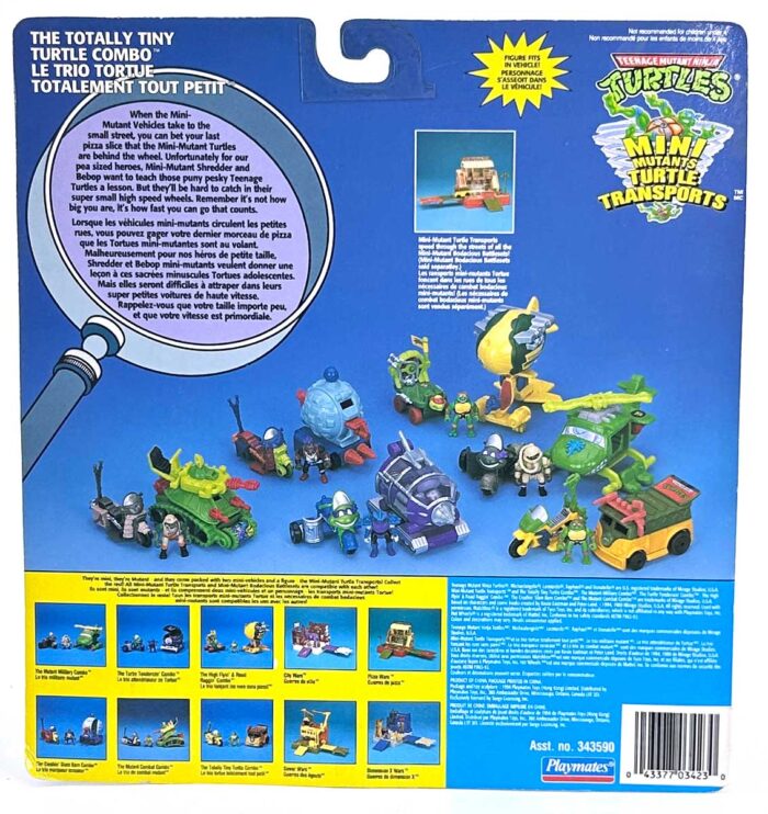 1994 Canadian mini-mutant turtle tank and Mike sealed