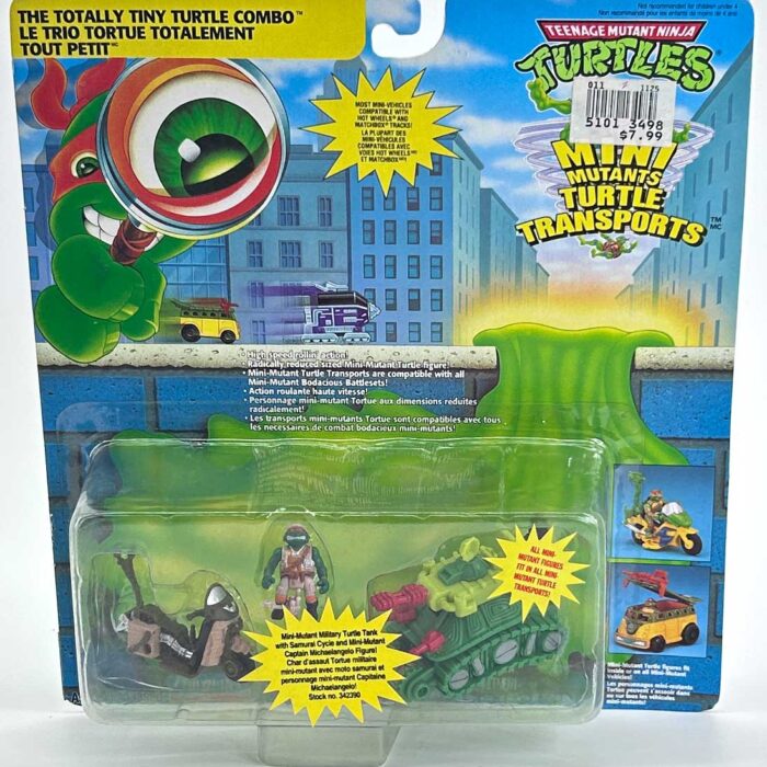 1994 Canadian mini-mutant turtle tank and Mike sealed