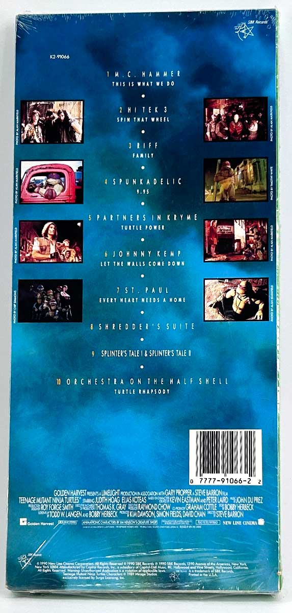 1990 Tmnt movie soundtrack on CD