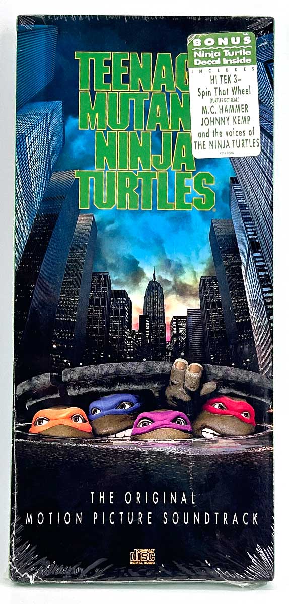 1990 Tmnt movie soundtrack on CD