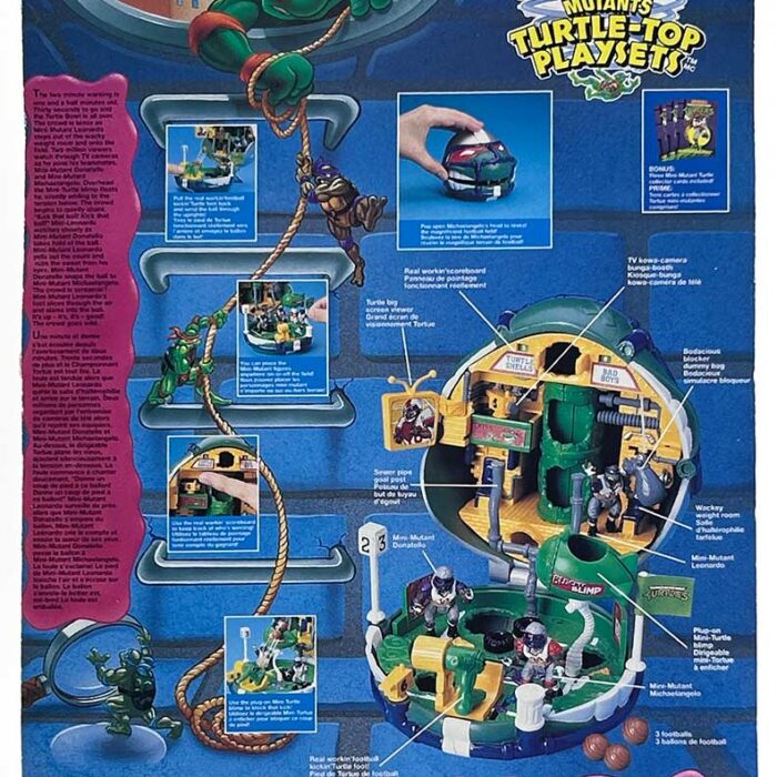 1994 Canadian Michaelangelo’s Football Playset sealed