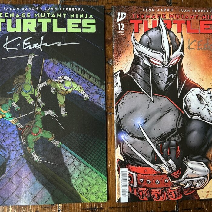 TMNT Vol VI  #12 Signed by Kevin Eastman 2 Book Set