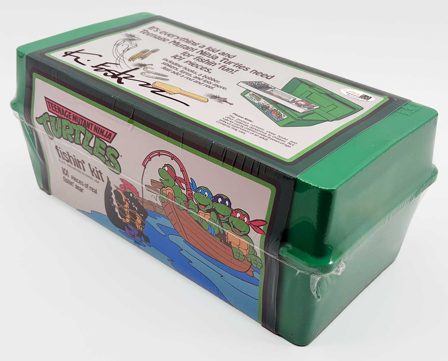 Factory Sealed 1990 Woodstream Fishin Kit  Eastman SIGNED with JSA - Image 2