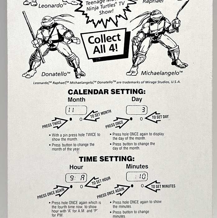 Factory Sealed 1989 Leonardo Digital Watch Signed with JSA