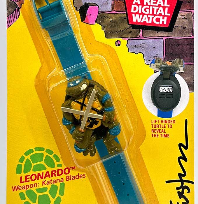 Factory Sealed 1989 Leonardo Digital Watch Signed with JSA