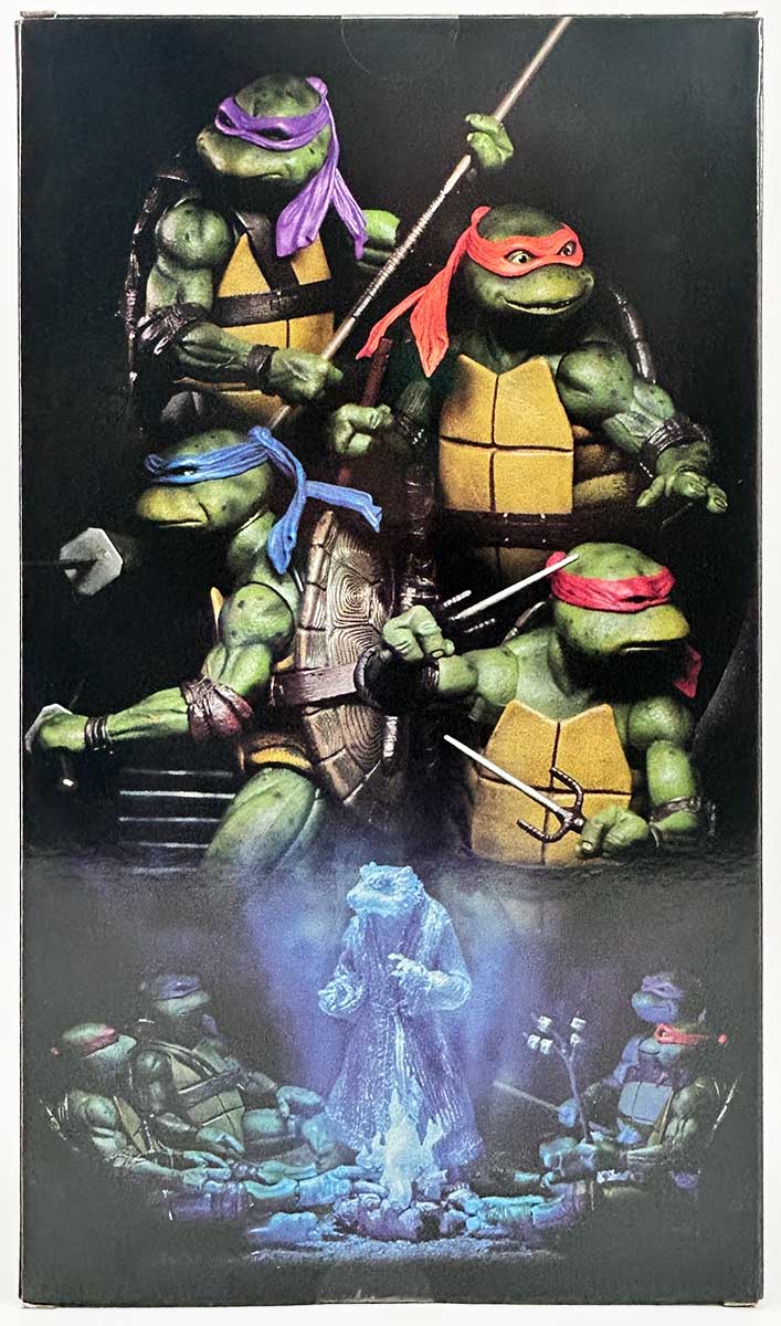 NECA TMNT 1990 Movie 35th Anniversary 5 Pack with Signed Mirage Movie Book and 2025 Hologram COA - Image 6