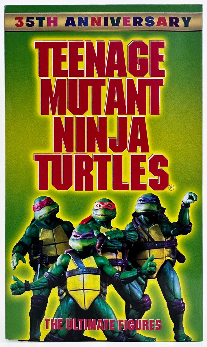 NECA TMNT 1990 Movie 35th Anniversary 5 Pack with Signed Mirage Movie Book and 2025 Hologram COA - Image 8