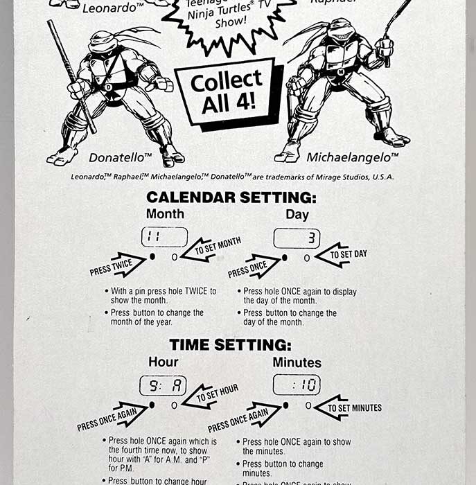 Factory Sealed 1989 Raphael Digital Watch Signed with JSA