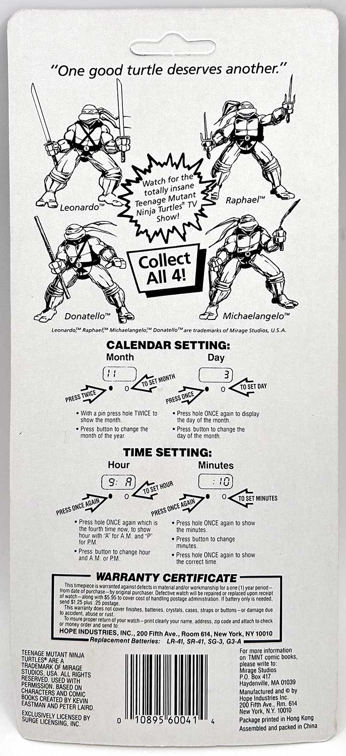 Factory Sealed 1989 Raphael Digital Watch Signed with JSA