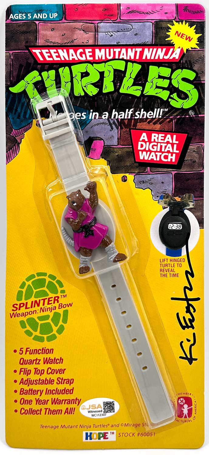 Factory Sealed 1989 Splinter Digital Watch Signed with JSA