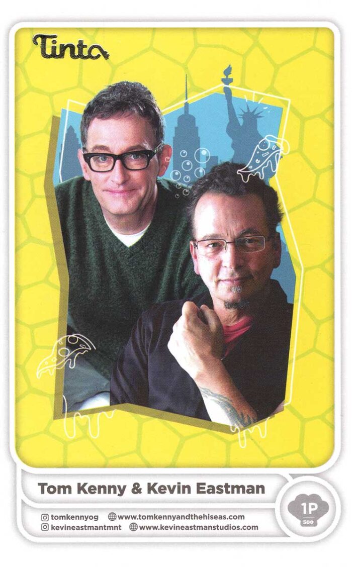 Numbered Limited Edition Signed by Eastman and Kenny SpongeBob TMNT Crossover Print Eastman Illustrated Tinta Certified