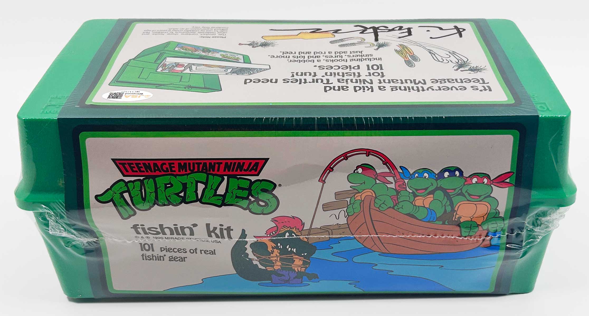 Factory Sealed 1990 Woodstream Fishin Kit  Eastman SIGNED with JSA - Image 3