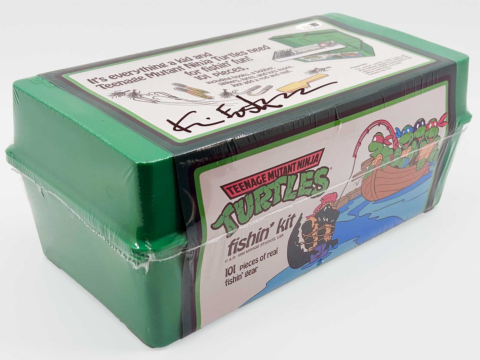 Factory Sealed 1990 Woodstream Fishin Kit  Eastman SIGNED with JSA