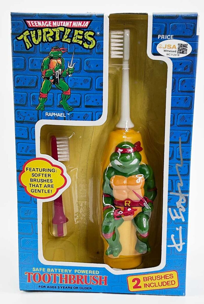 Factory Sealed 1988 Raphael Battery Powered Toothbrush Signed with JSA