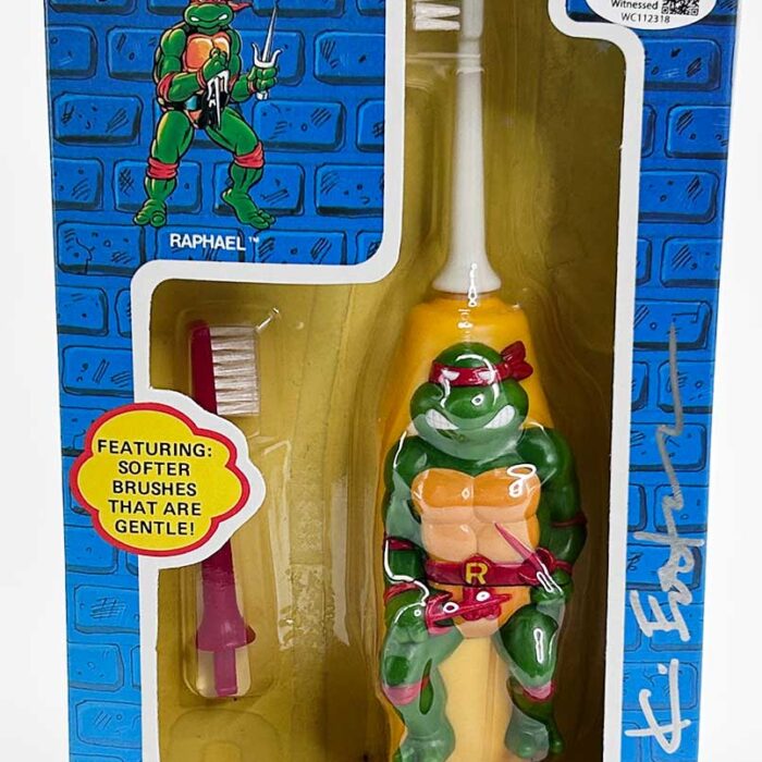 Factory Sealed 1988 Raphael Battery Powered Toothbrush Signed with JSA