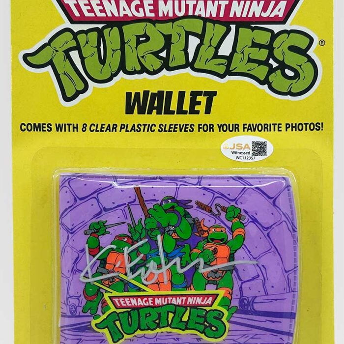 Factory Sealed, Unpunched backer card 1990 WALLET Eastman SIGNED with JSA