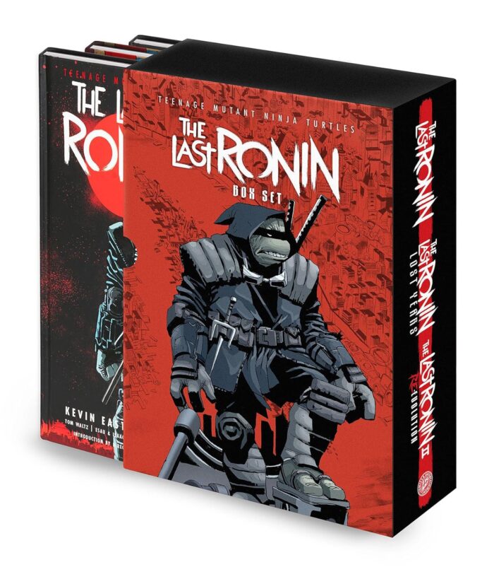 TMNT The Last Ronin 2025 Hard Cover Box Set and Signed Framed Mini Print with Hologram COA Bundle