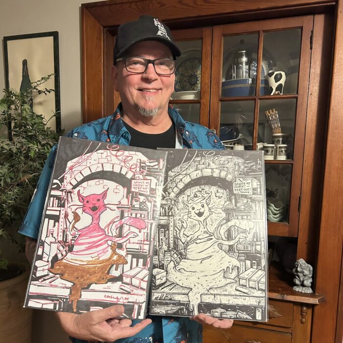 TMNT Saturday Morning Adventures 31  Kevin Eastman Original Art Cover