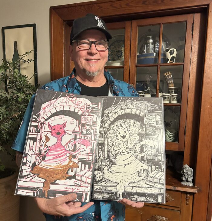 TMNT Saturday Morning Adventures 31  Kevin Eastman Original Art Cover