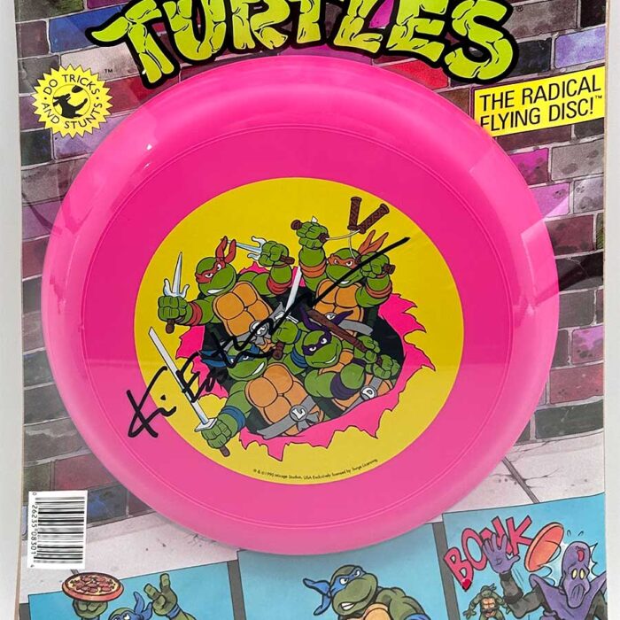 1990 TMNT Flying Disc… Factory Sealed Signed with JSA