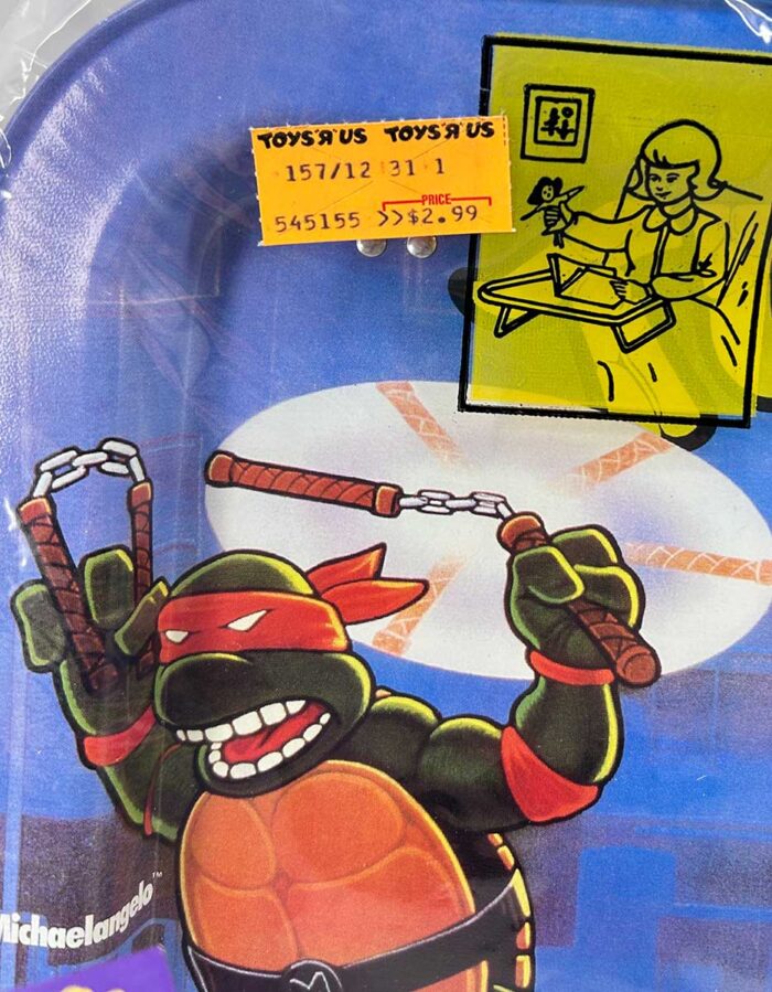 1988 TMNT Snack and Play Tray CowaBundle with RARE Signed COA from Laird and Eastman plus JSA