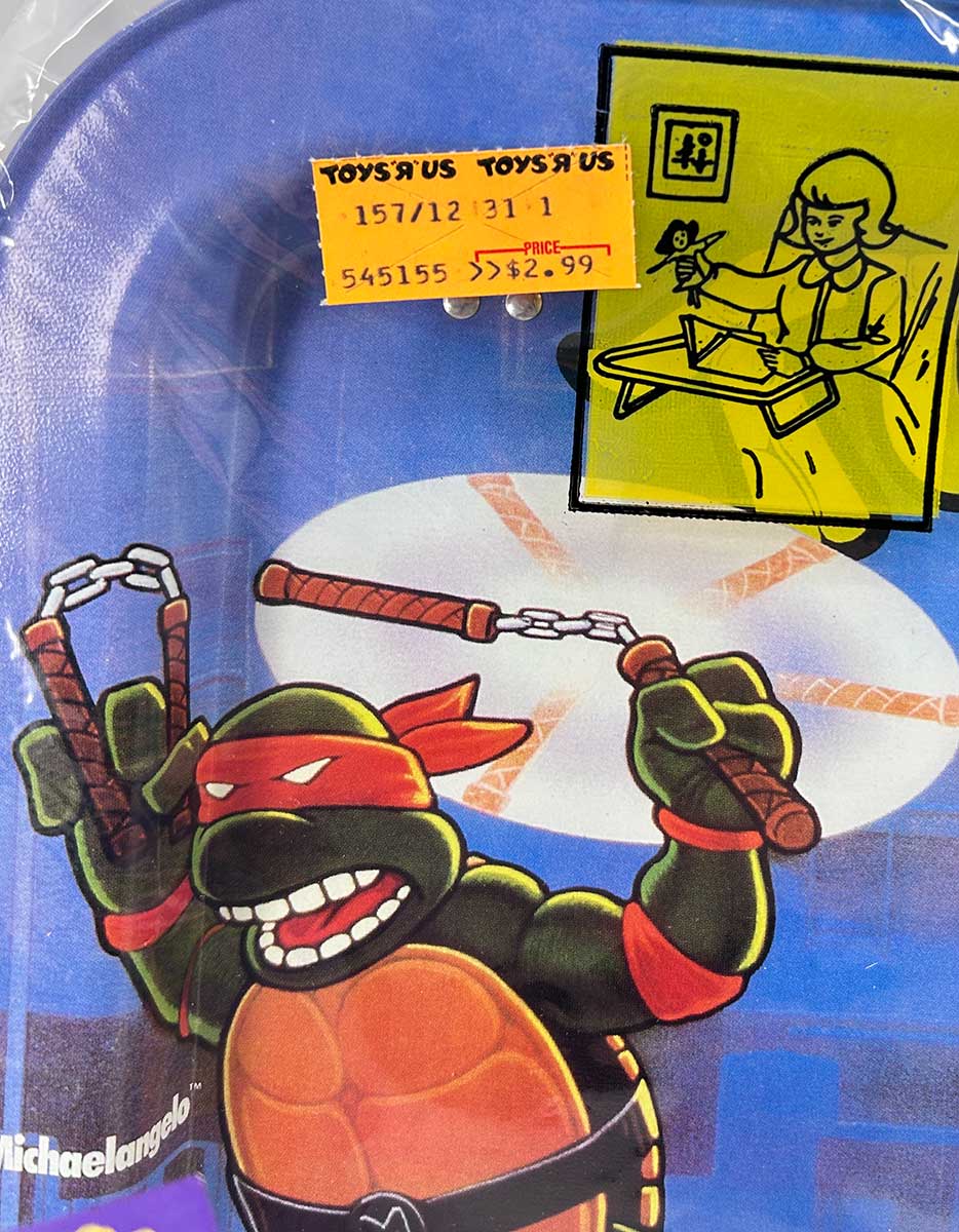 1988 TMNT Snack and Play Tray CowaBundle with RARE Signed COA from Laird and Eastman plus JSA - Image 2