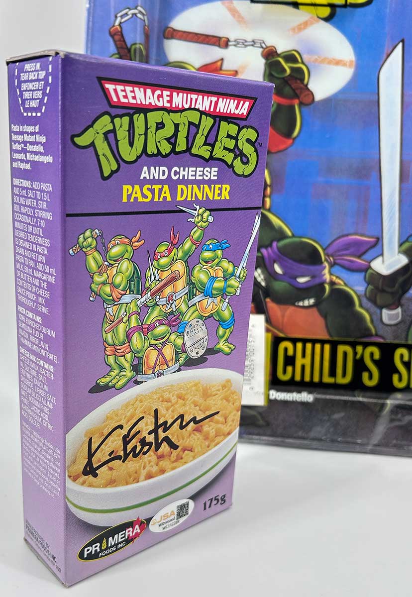 1988 TMNT Snack and Play Tray CowaBundle with RARE Signed COA from Laird and Eastman plus JSA - Image 5