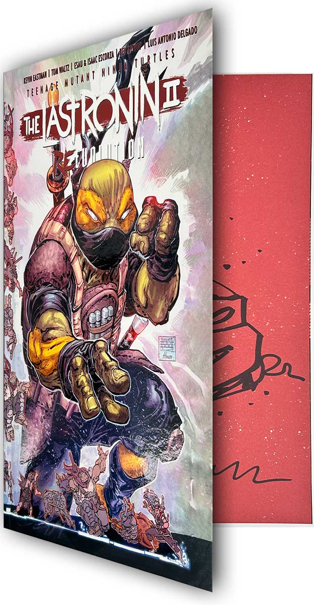 TMNT The Last Ronin II: Re-Evolution Eastman Studios Exclusive Signed with Remarque and Hologram COA Freddie Williams Cover