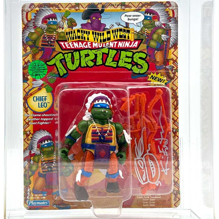 1992 Playmates TMNT Chief Leo, On An Unpunched Card