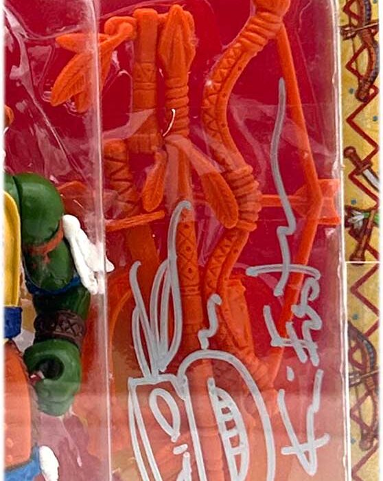 1992 Playmates TMNT Chief Leo, On An Unpunched Card