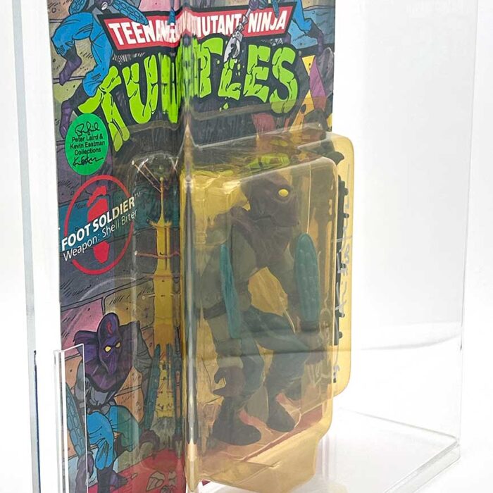 1988 Playmates TMNT, Foot Soldier 10 Back, On An Unpunched Card