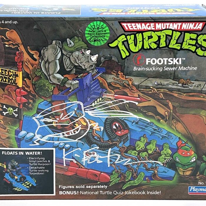 1989 Footski (Factory Sealed) with Eastman and Laird Hologram COA AND Signed with Remarque by Kevin Eastman