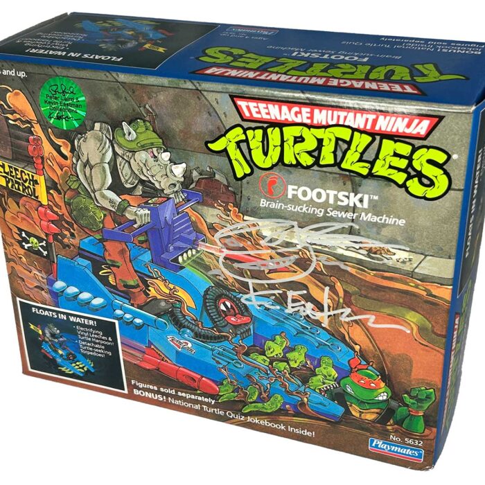 1989 Footski (Factory Sealed) with Eastman and Laird COA AND Signed with Remarque by Kevin Eastman