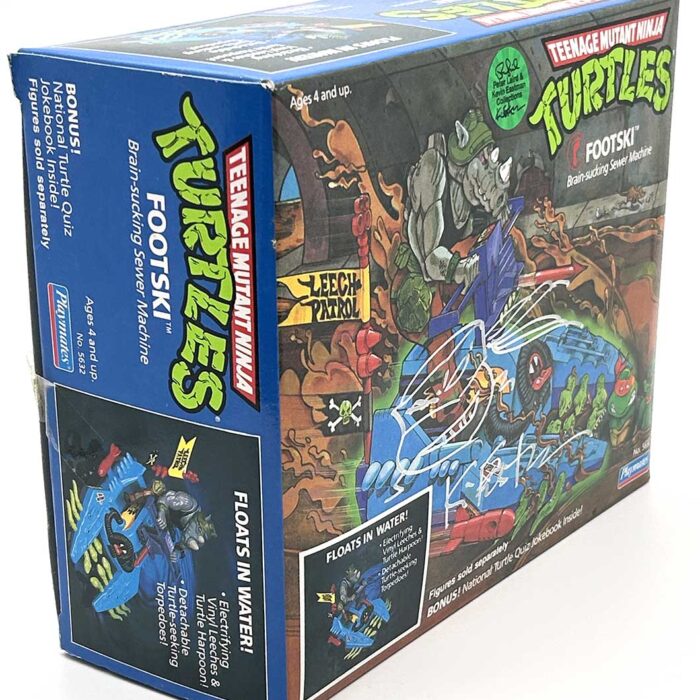 1989 Footski (Factory Sealed) with Eastman and Laird Hologram COA AND Signed with Remarque by Kevin Eastman