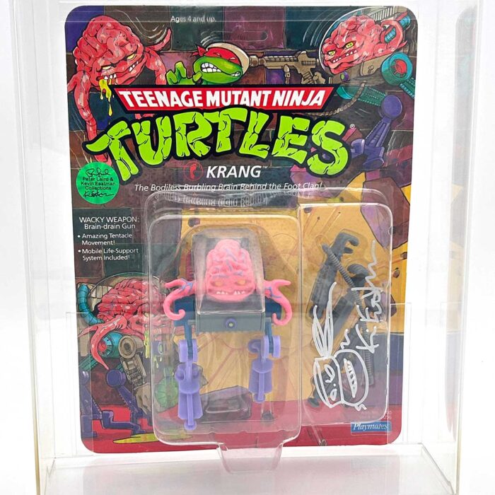 1989 Playmates TMNT, Krang 14 Back, Mint On An Unpunched Card