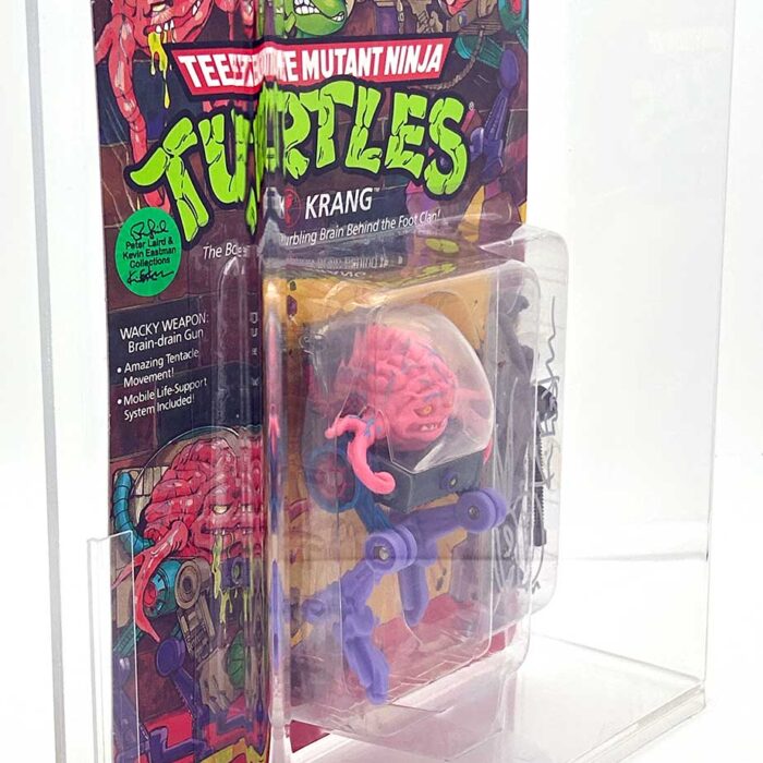 1989 Playmates TMNT, Krang 14 Back, Mint On An Unpunched Card