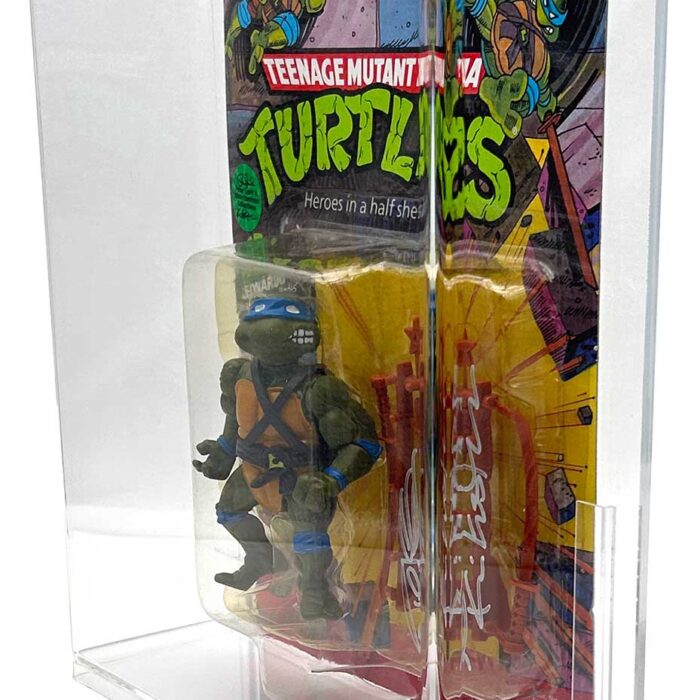 1988 Playmates TMNT Leonardo 10 Back, On An Unpunched Card