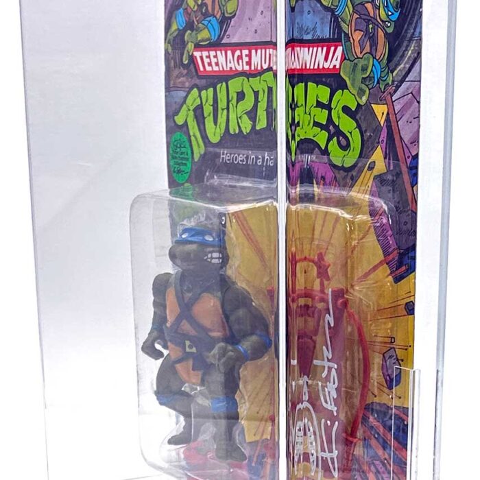 1988 Playmates TMNT Leonardo 10 Back, On An Unpunched Card