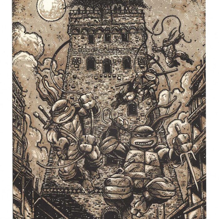 Stunning 2025  TMNT Lucca Exclusive Print SIGNED