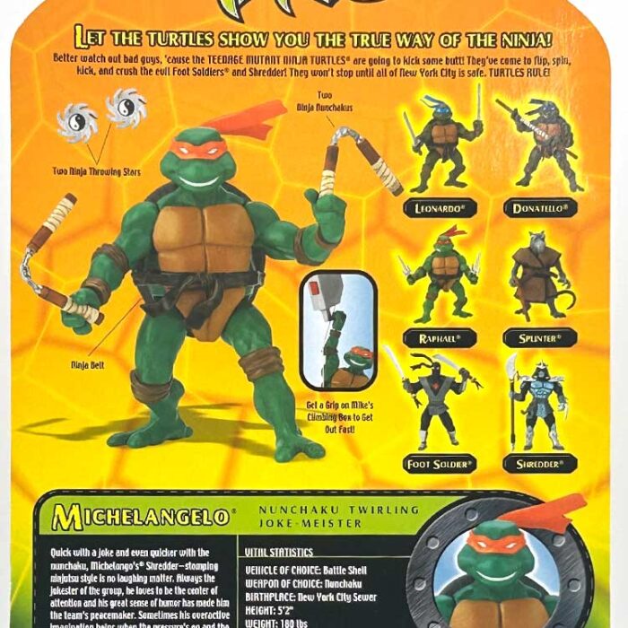 2002 Playmates TMNT Michelangelo