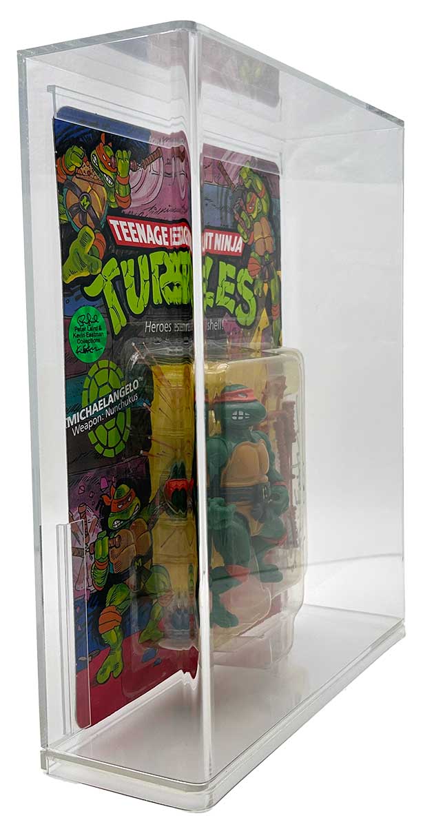 1988 Playmates TMNT Michaelangelo 10 Back, On An Unpunched Card - Image 3