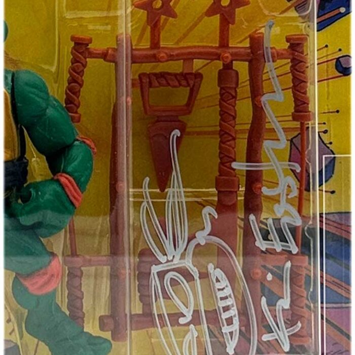 1988 Playmates TMNT Michaelangelo 10 Back, On An Unpunched Card
