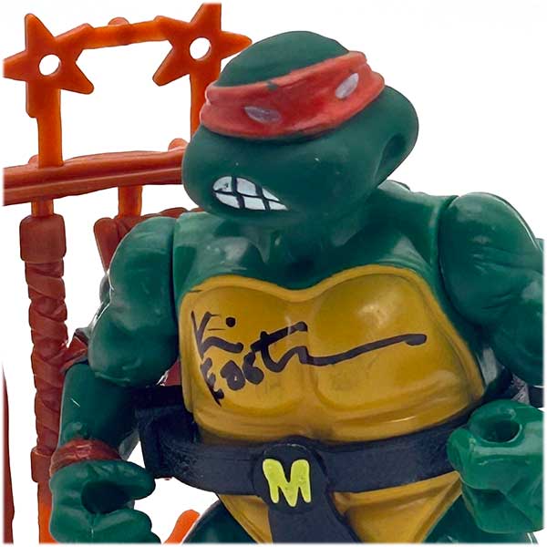 Michaelangelo - 1988 (Soft Head) with weapons rack! - Image 3